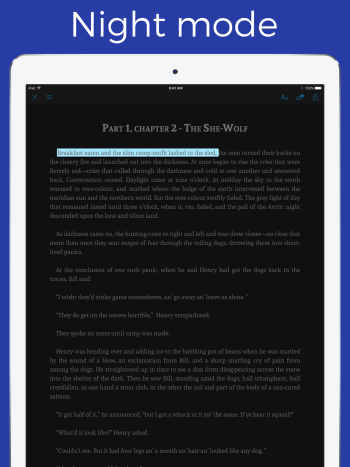 White Fang - sync narration, note, quiz