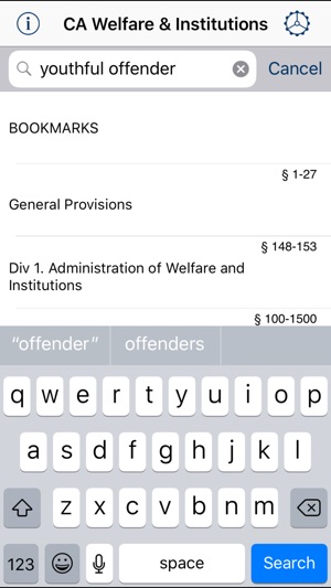 CA Welfare & Institutions Code(圖1)-速報App