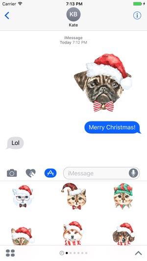 Xmas Pals - Cat and dog emojis(圖2)-速報App