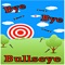 Bye Bye Bullseye is a game where you fling an arrow with a touch on the screen and try to hit and amazingly challenging target