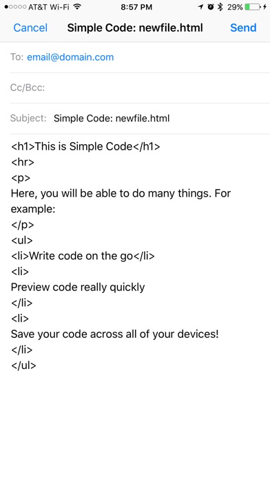 Simple Code screenshot 3