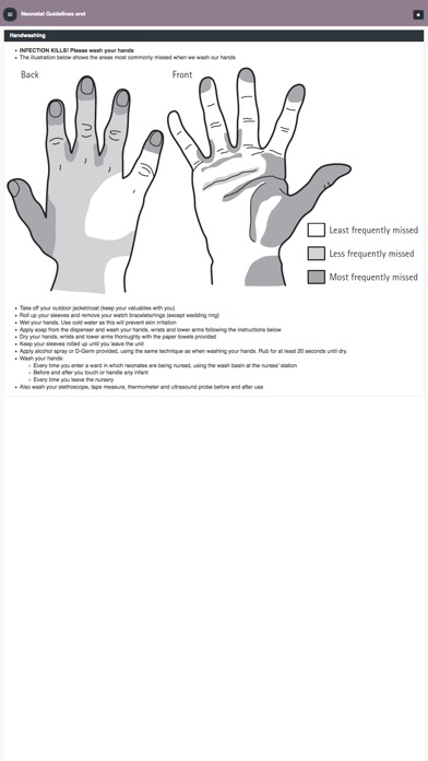 Neonatal Guidelines screenshot 2