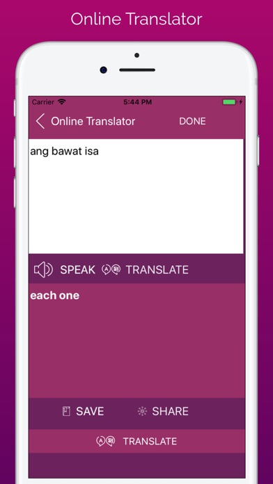 Tagalog - English Translator screenshot 4