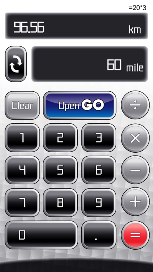 Km To Mile Calculator For Go de FreCre Inc. (iOS Aplicaciones) — AppAgg