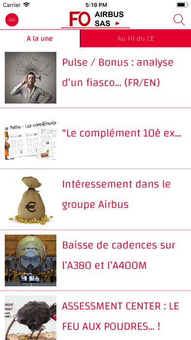 FO AIRBUS SAS screenshot 2