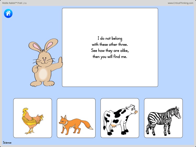 Riddle Rabbit™ PreK (Lite)