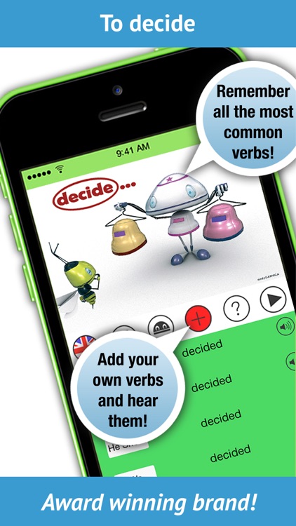 Learn English Verbs. LearnBots