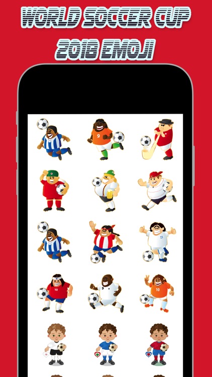 World Soccer Cup 2018 Emoji