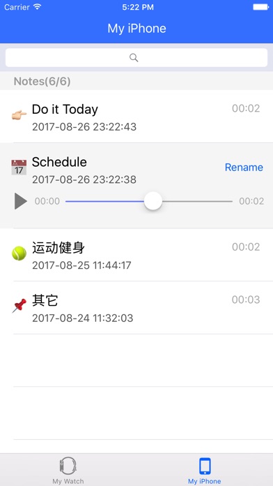 Voice Recorder Runs on Watch screenshot 4