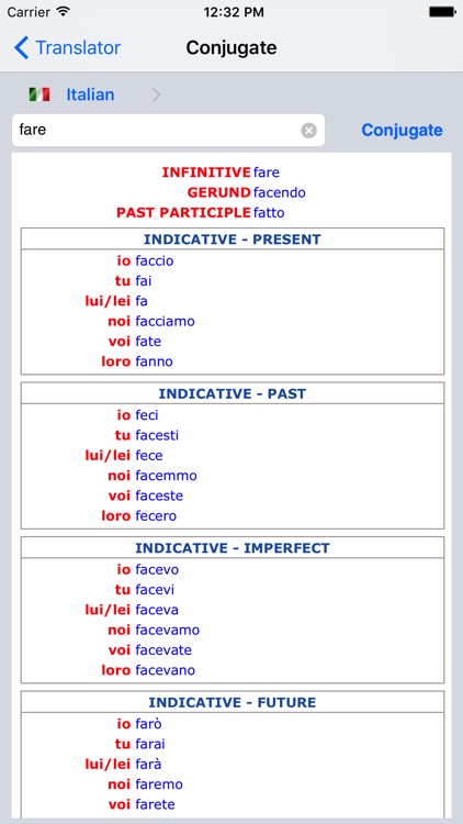 Verb Conjugation screenshot-3