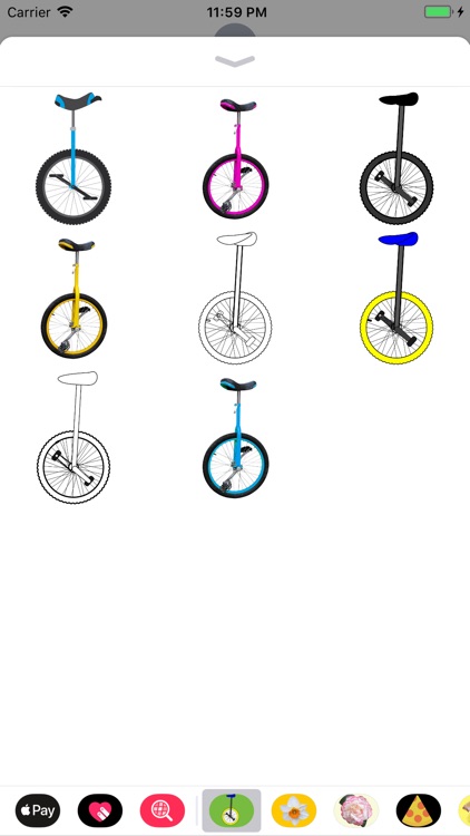 Unicycle Sticker Pack