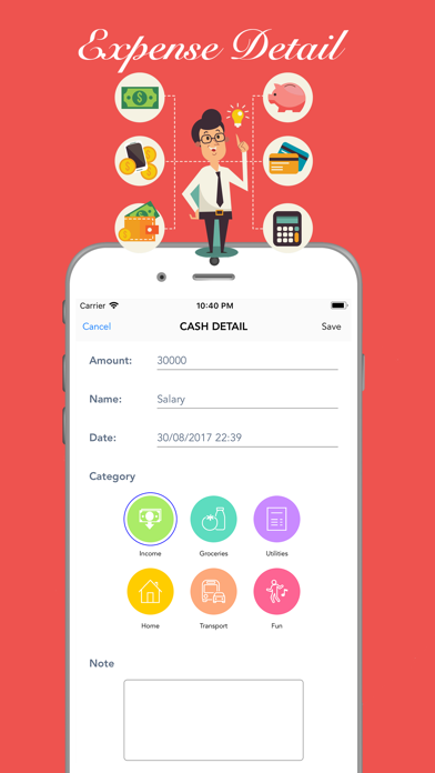 How to cancel & delete Cash Keeper - Manage expense from iphone & ipad 4