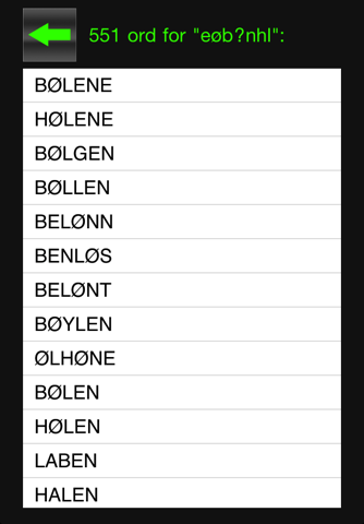 LetMix for Wordfeud (Norsk) - náhled