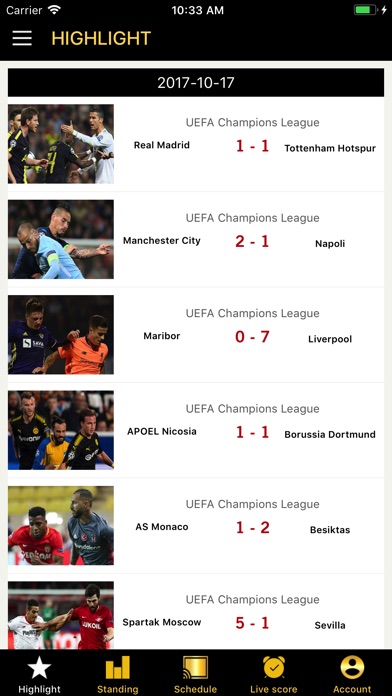 Football Live scores today screenshot 2