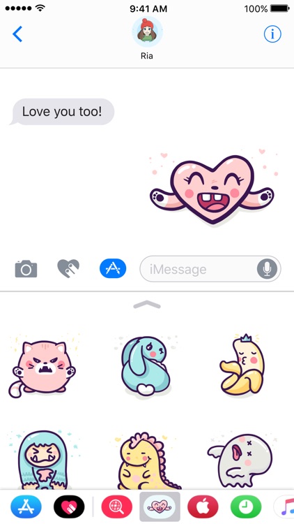 Enjoy the Cuteness Stickers