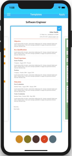 Resume Builder App(圖8)-速報App