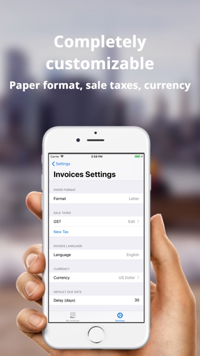 Qapla' Invoice screenshot 3