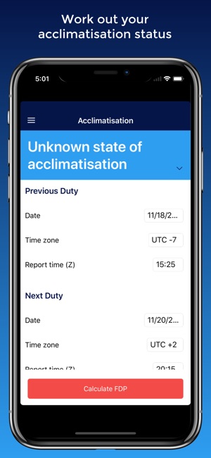 EASA FTL Calculator