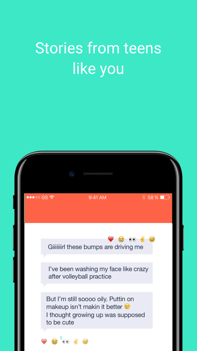 How to cancel & delete Real Talk: Stories by Teens from iphone & ipad 1