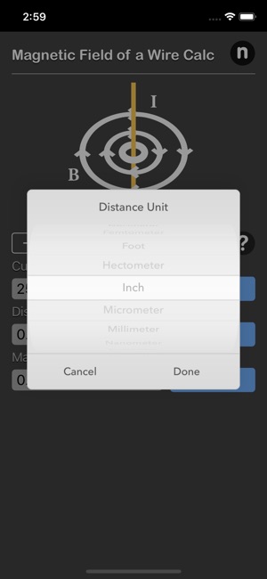 Magnetic Field of a Wire Calc(圖3)-速報App