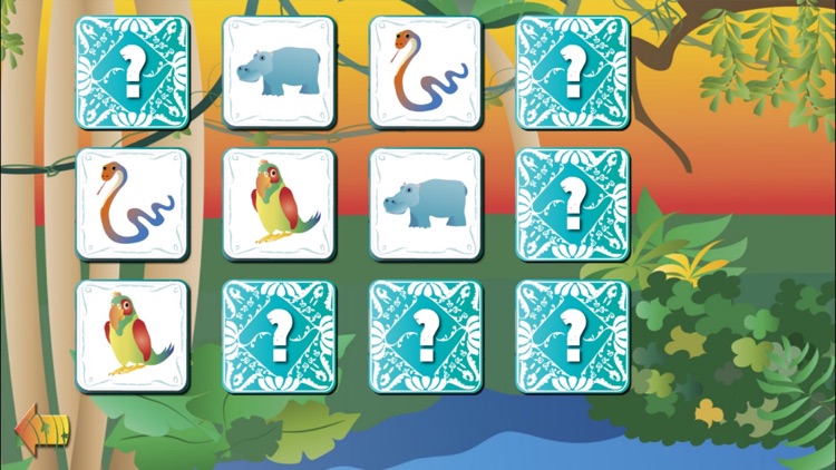 Jungle Animal Pairs Game PRO