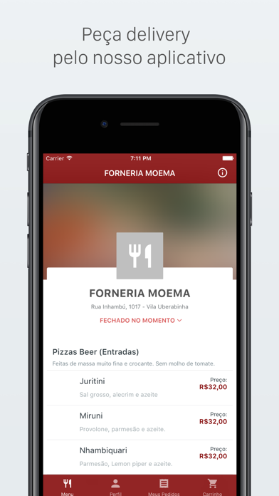How to cancel & delete Forneria Moema Delivery from iphone & ipad 1