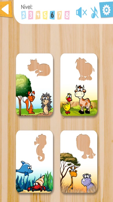 How to cancel & delete Animal Wooden Puzzle Blocks from iphone & ipad 4