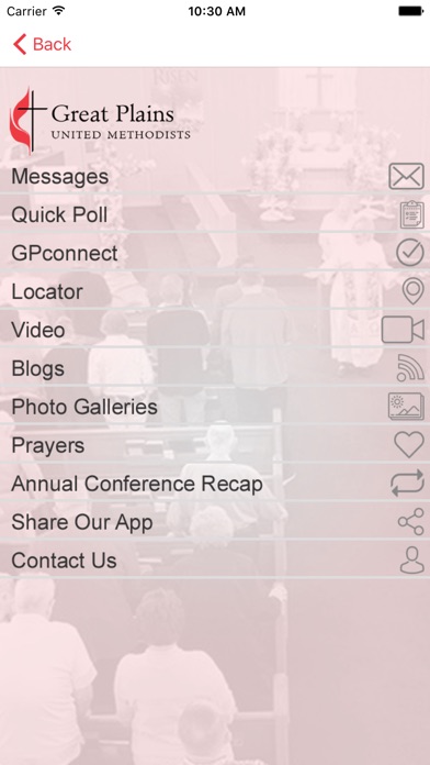 Great Plains United Methodists screenshot 2