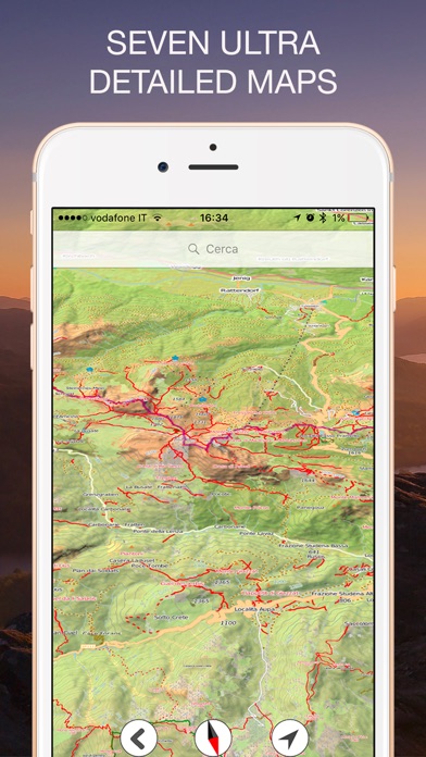高度計GPS - 地図、コンパス＆気圧計付き screenshot1