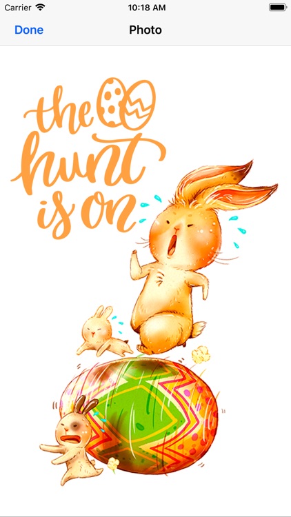 Easter Hop emoji and stickers