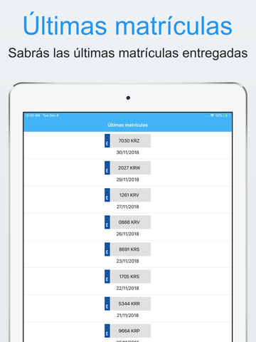 Matrículas españolas screenshot 3