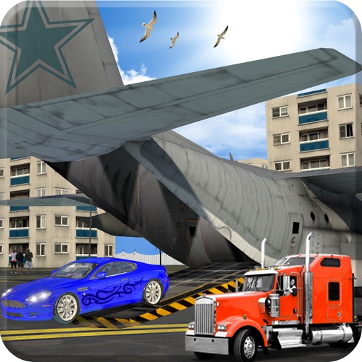 Airplane Car Transporter 3D icon