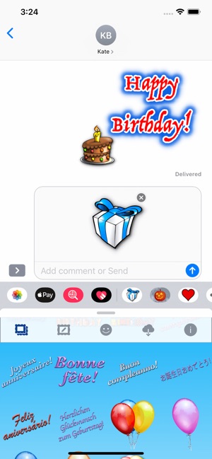 生日快樂 • Emoji and stickers(圖9)-速報App