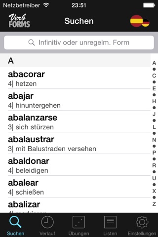 VerbForms Español screenshot 2