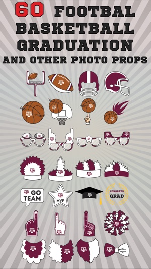 Texas A&M Aggies PLUS Selfie Stickers(圖3)-速報App