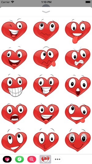 Love Heart Emo Face Expression(圖2)-速報App