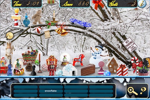 Hidden Objects Winter Snow Christmas Holiday Time screenshot 4