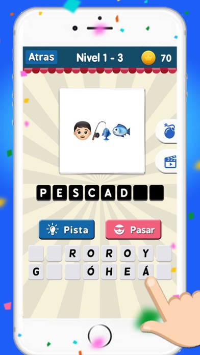 How to cancel & delete Guess Games - Emoji Quiz Español from iphone & ipad 1