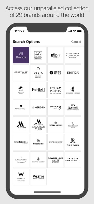 Spg Starwood Hotels Resorts On The Screenshots