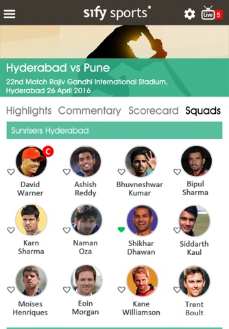 Sify Cricket Live Scores screenshot 4