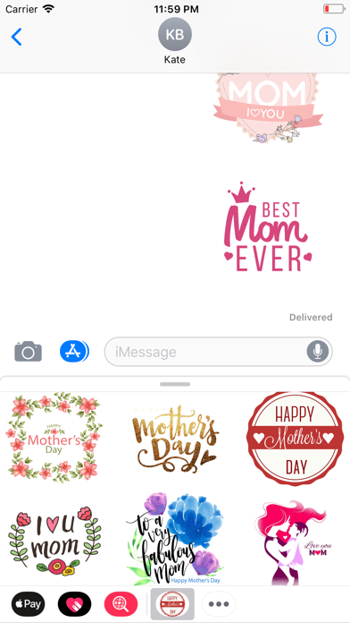 Mother's Day Love Stickers screenshot 2