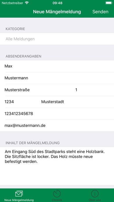 Melde-App Stadt Buchholz screenshot 2