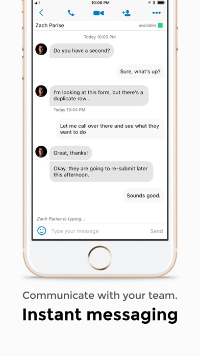 UC-One Communicator - iPhone screenshot 2