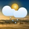 AtmoWeather is an atmospheric app with a colorful interface