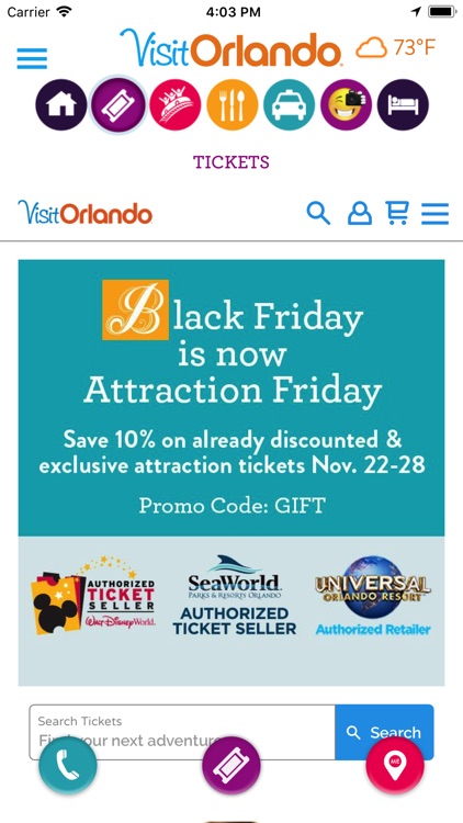 Visit Orlando Destination App