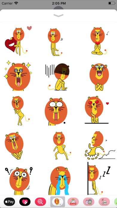 Alex - Lion Emoji GIF screenshot 2
