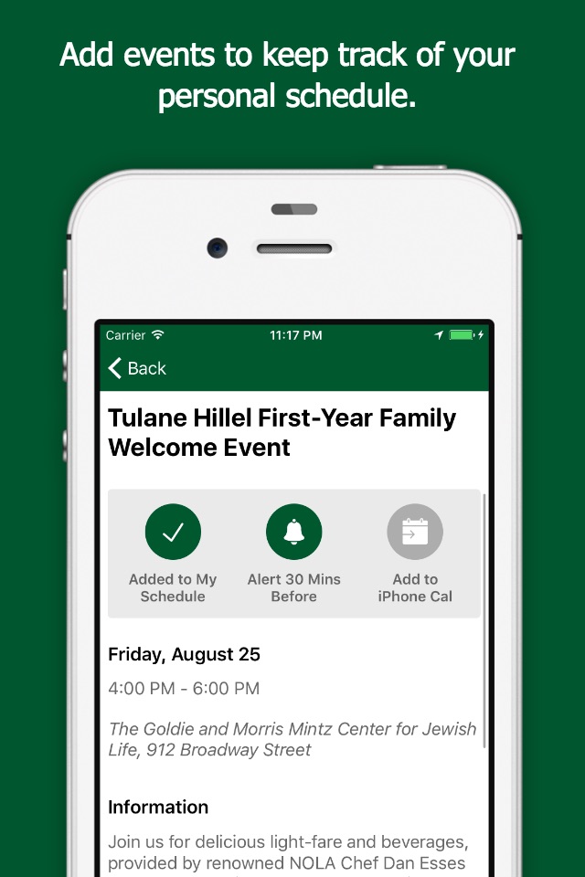 Tulane University Fall Welcome screenshot 3