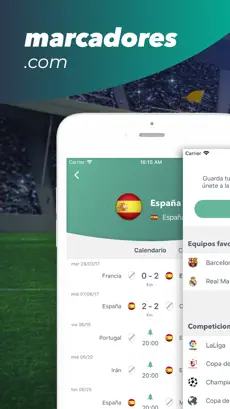 Screenshot 1 Marcadores: Resultados Fútbol iphone