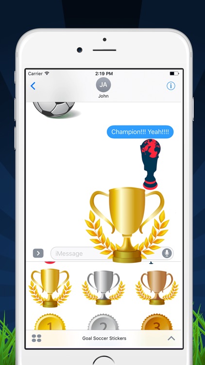 Goal Soccer Stickers