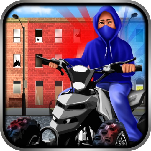 An ATV Police Escape: Extreme Crime City Run – Free HD Racing Game Icon